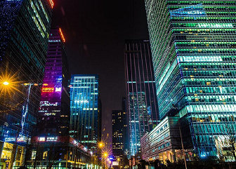 成都市高新区夜景照明规划设计